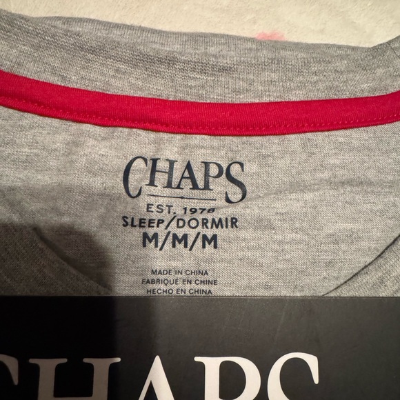 Chaps two piece pajama set. - Picture 2 of 4